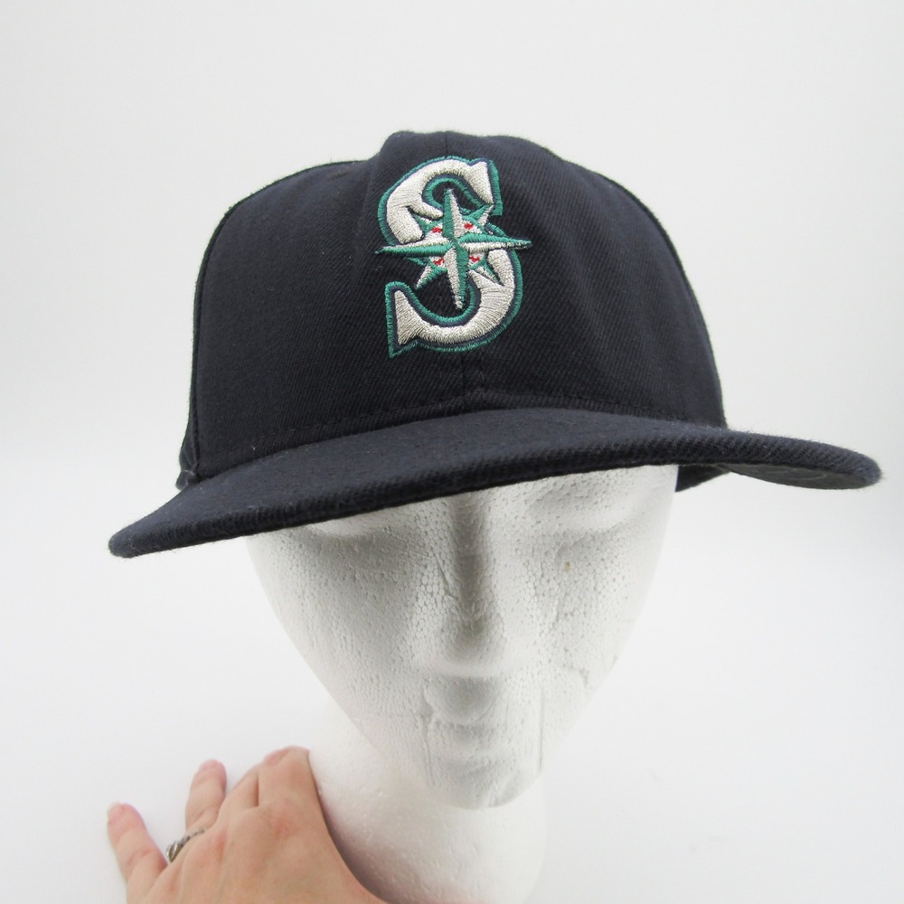 New Era Seattle Mariners 40th Anniversary Baseball Cap Fitted Size 7 5/8